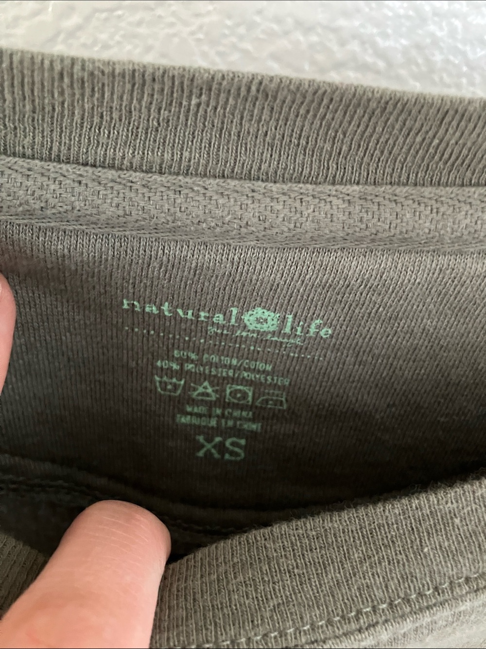 Natural Life On Mountain Time crewneck sweatshirt with pockets size XS - Picture 2 of 3